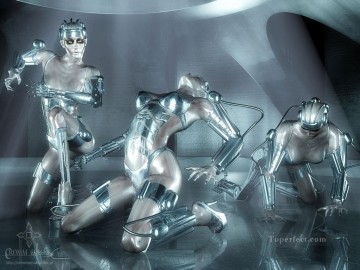 Roboter Nacktheit fantastischer